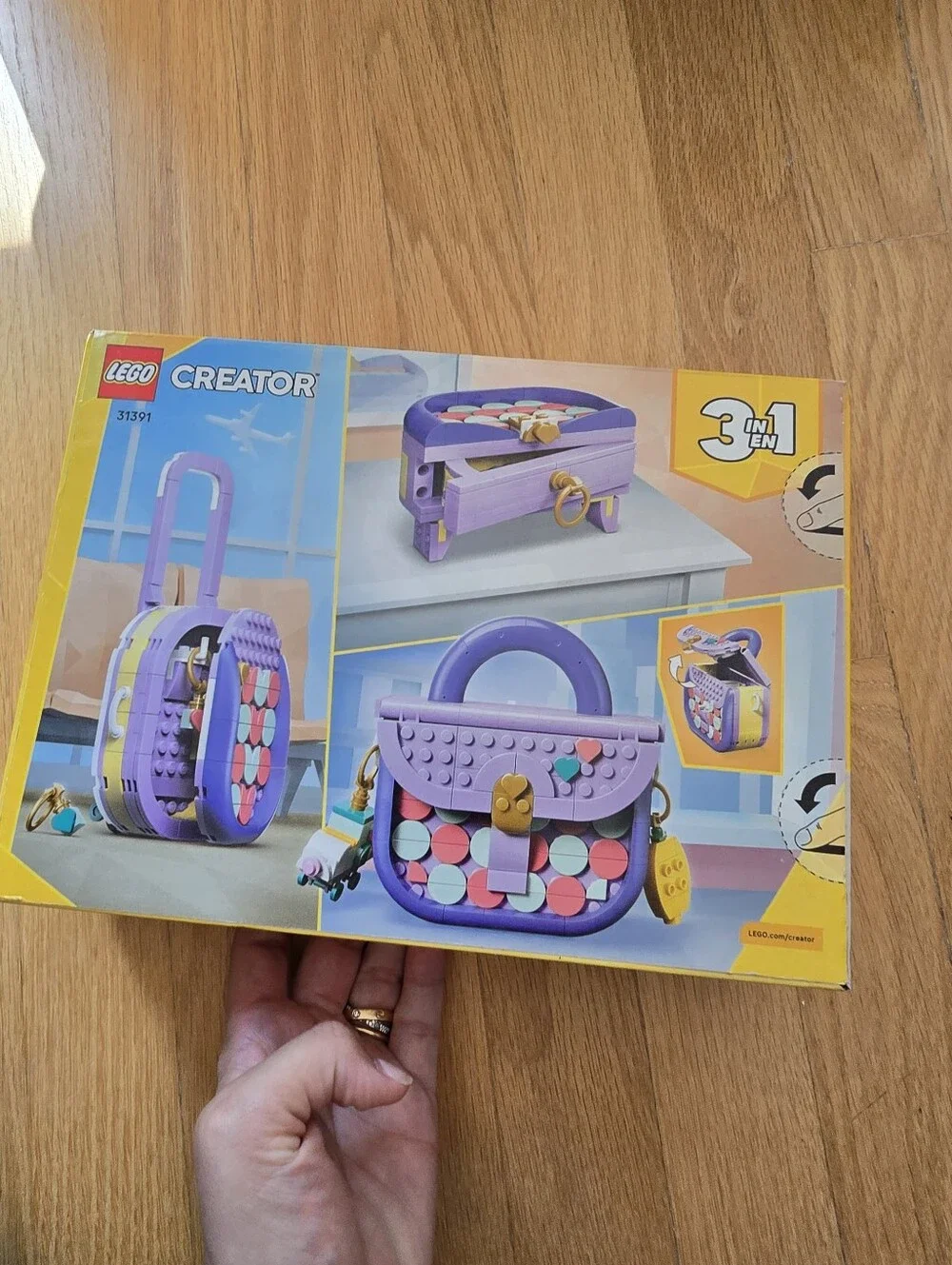 Lego Creator 3 In 1 Fashion Bag With Storage NIB